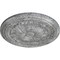 Ekena Millwork Alexa Ceiling Medallion (Fits Canopies up to 2 7/8"), 20 1/2"OD x 1 7/8"P, Ultra Pure White Crackle CM20ALUWC - alternate 3